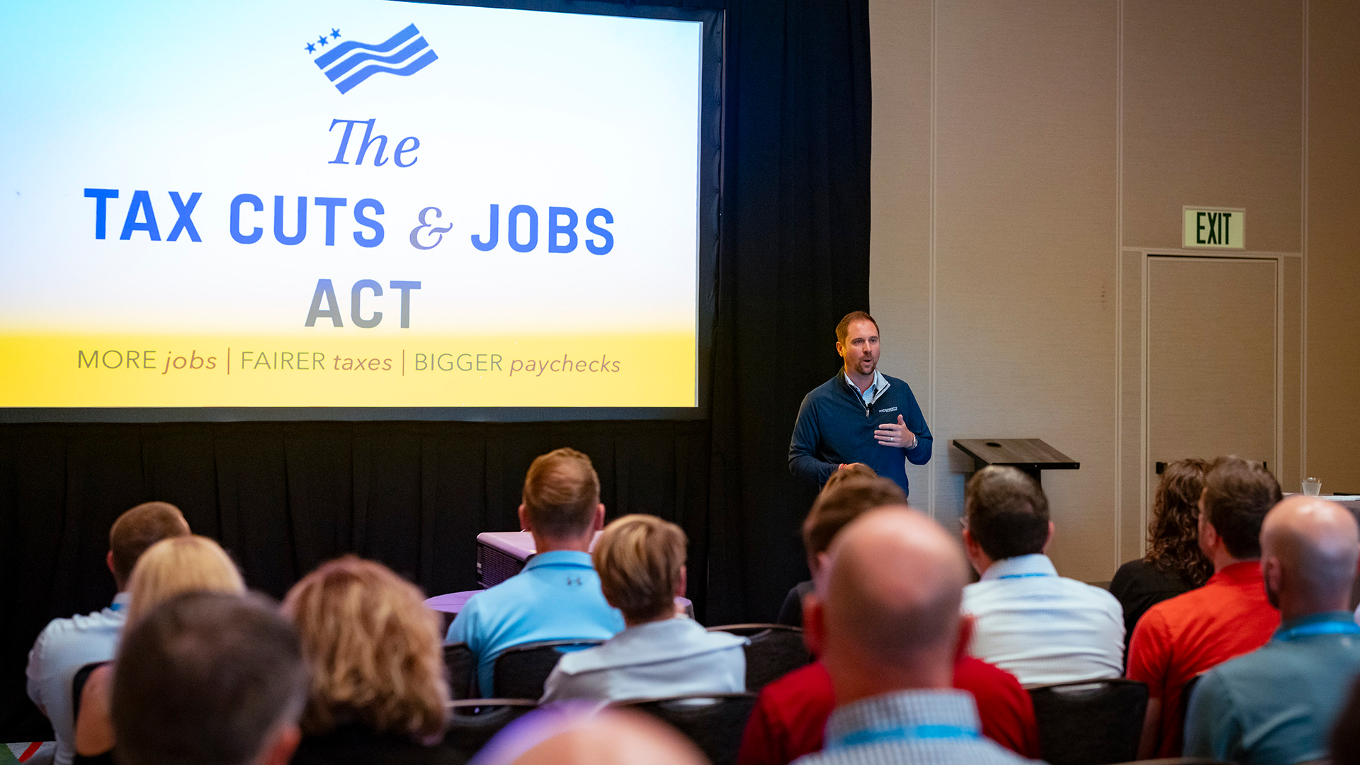 Dave Alison speaking at Horizons 2026 conference