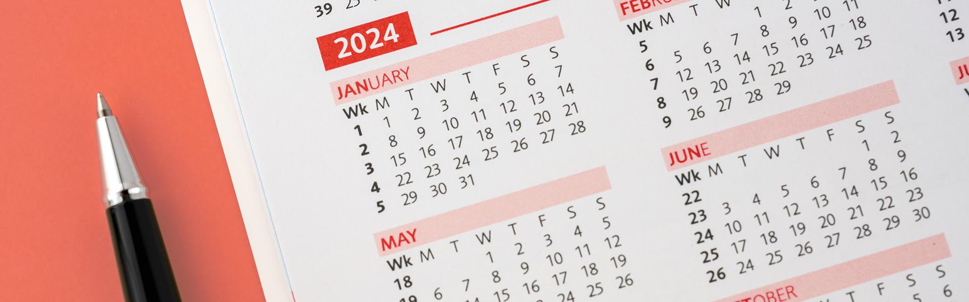 2024 Planning Calendar