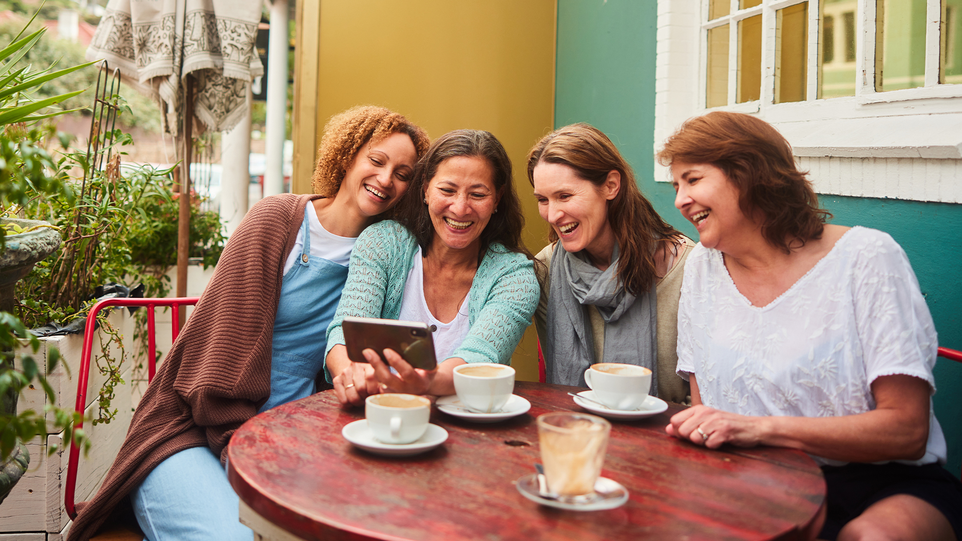 Group of women reading about social security benefits