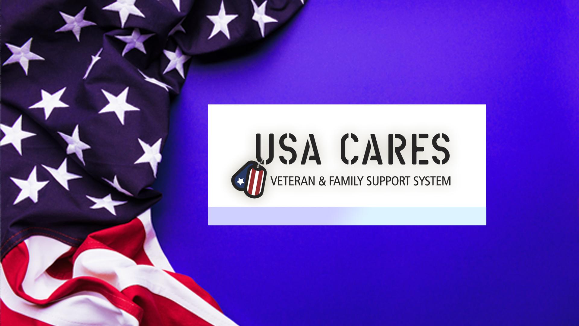 USA Cares logo