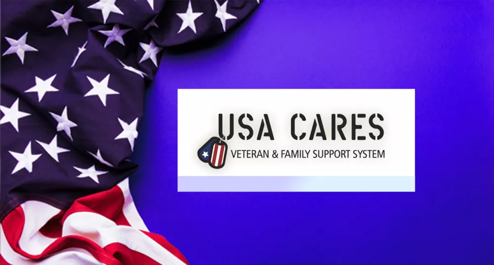 USA Cares logo