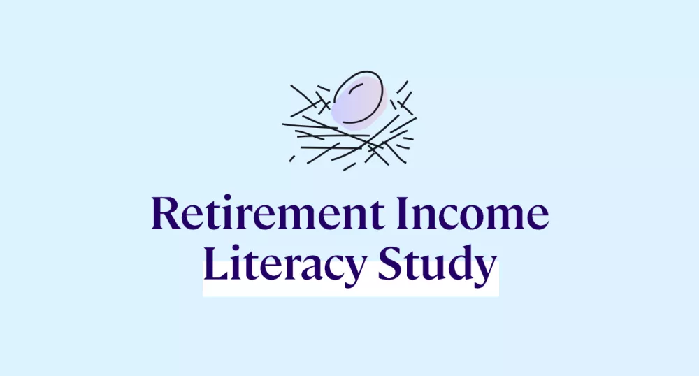 Retirement Income Literacy Study logo