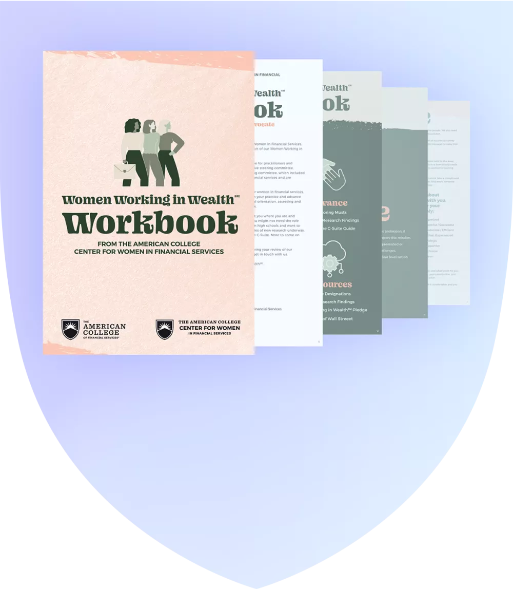 Inside look at the women working in wealth workbook